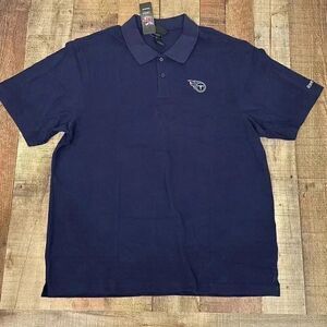 NWT NFL Team Apparel Reebok Tennessee Titans Polo Men’s Sz XL